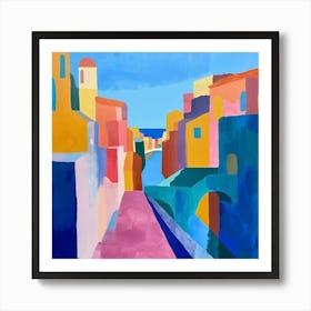 Abstract Travel Collection Italy 1 Art Print