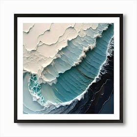 Abstract Of A Wave Art Print