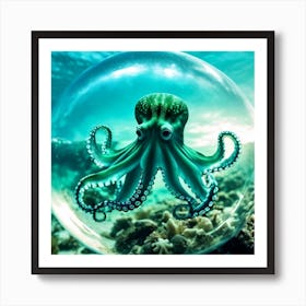 Octopus In A Bubble 2 Poster