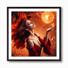 Red Rage Art Print