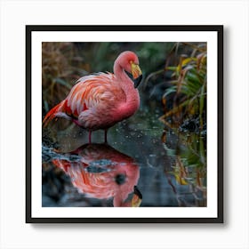 Flamingo 72 Art Print