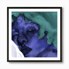 Contemporary Female Portrait Art Art Print