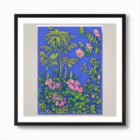 Tropical Garden Art Print