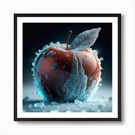 Iced Apple Art Print
