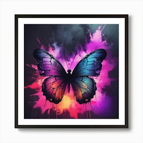 Butterfly Painting 271 Art Print