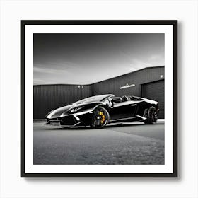 Lamborghini Aventador Art Print