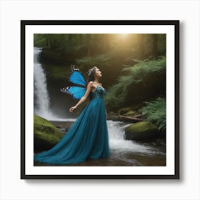 Fairy In The Forest Art Print