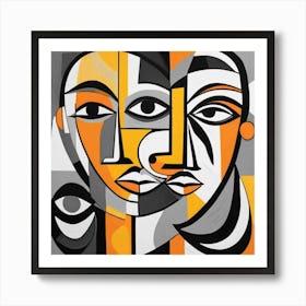 Cubist Painting 3 Art Print