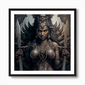 Mythical Warrior 5 Art Print