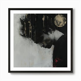 'The Moon' 5 Art Print