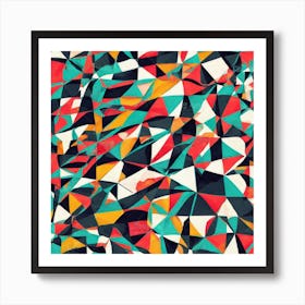 Abstract Geometric Pattern 17 Art Print