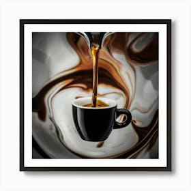 Coffee Pouring 30 Art Print