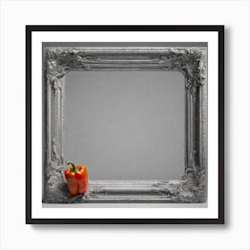 Pepper In A Frame 4 Art Print