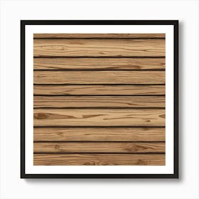Wood Plank Background 6 Art Print