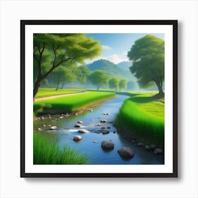 Asian Landscape 5 Art Print