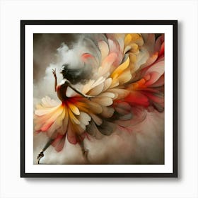 Dancer In Flight Art Print