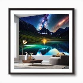 Galaxy Wall Mural Art Print