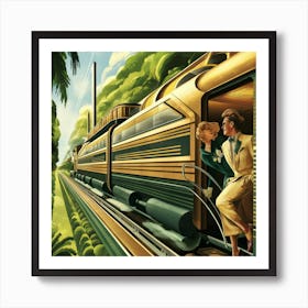 Train To San Francisco Art Print