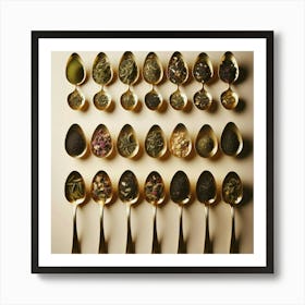 Tea Spoons Art Print