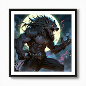 Werewolf 4 Art Print