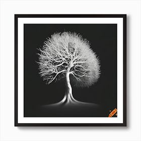 Glowing Tree Art Print