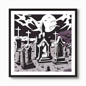 Graveyard 4 Art Print