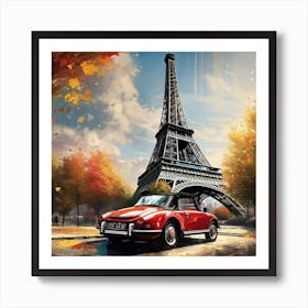 Eiffel Tower 3 Art Print