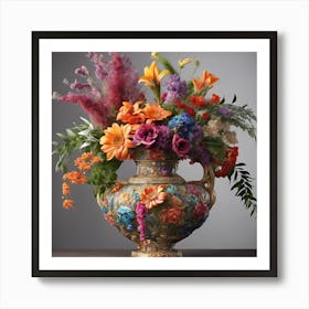 Vase Of Flowers Art Print