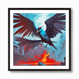 Eagle In Flight 15 Art Print