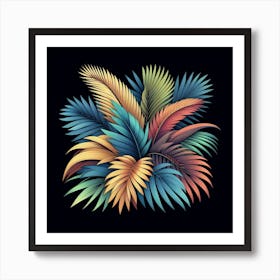 Tropical Leaves Art Print