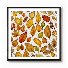 Autumn Leaves 5 Art Print