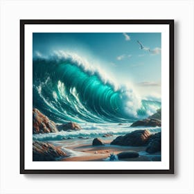 Big Wave Art Print