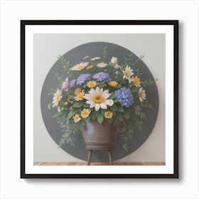 Flowers In A Vase 2 Art Print