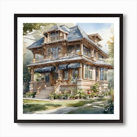 The House of Serenity Art Print