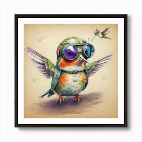 Hummingbird 64 Art Print