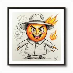 Sexy Orange Art Print