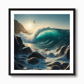 Ocean Wave 3 Art Print