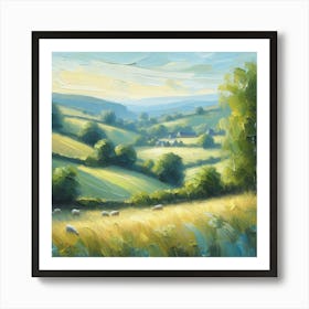 Landscape Painting Art Print