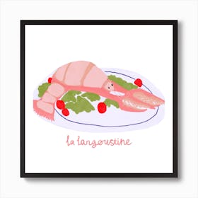 La Langoustine Art Print