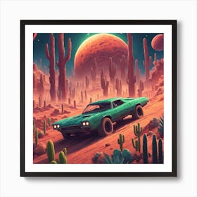 Cactus Desert 10 Art Print