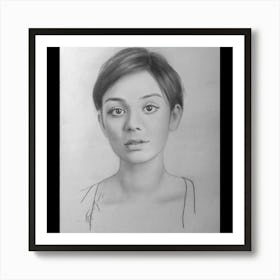 Portrait Of A Young Woman 2 Art Print