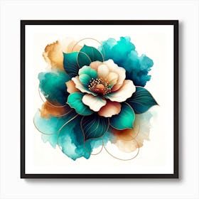 Watercolor Flower 4 Art Print