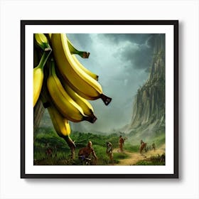 Bananas Art Print