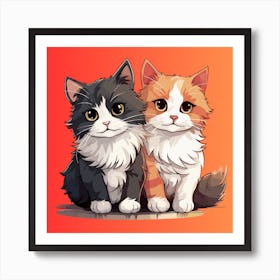 cute kitten 6 Art Print