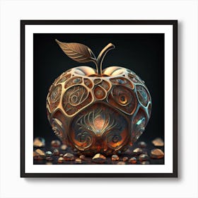 The glass apple an intricate design that adds to its exquisite appeal. 1 Art Print