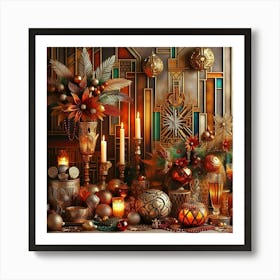 Christmas Decor 2 Art Print