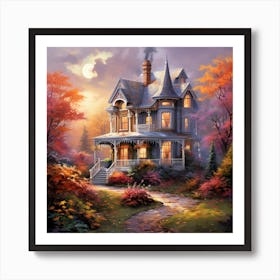 Victoria House Art Print