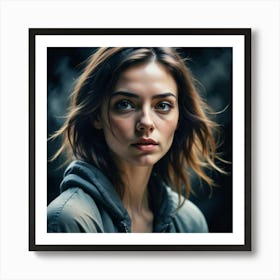 Portrait Of A Young Woman 8 Art Print