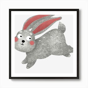 Cute bunny Art Print