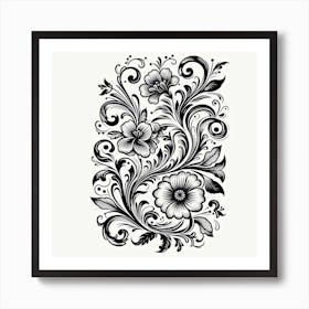 Floral Design 1 Art Print